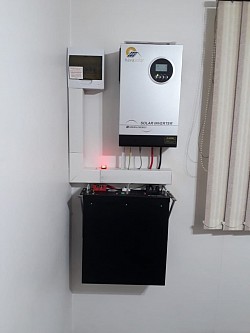 Completed 5kw Hybrid inverter installation